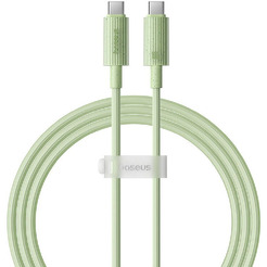 Кабель Baseus Habitat Series Fast Charging Cable 100W USB Type-C - USB Type-C P10360202631-00 (1 м, зеленый)