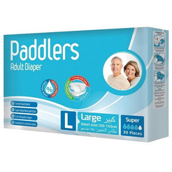Подгузники впитывающие для взрослых Paddlers Adult diapers Jumbo pack Large-30 30шт