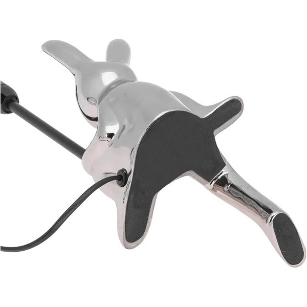 Светильник декоративный настольный REXANT 603-1030 МОБИ Заяц Е14, 40Вт, хром