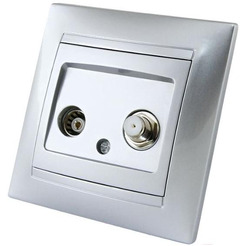 Розетка телевизионная TDM Electric Лама SQ1815-0020