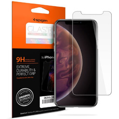 Защитное стекло Spigen Glas.TR Slim для iPhone 11 Pro/XS/X 063GL24514