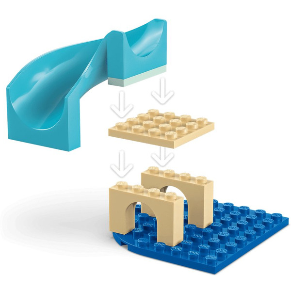 Конструктор Lego Gabby's Dollhouse Приключение кота-русалки и Габи в аквар. 11204