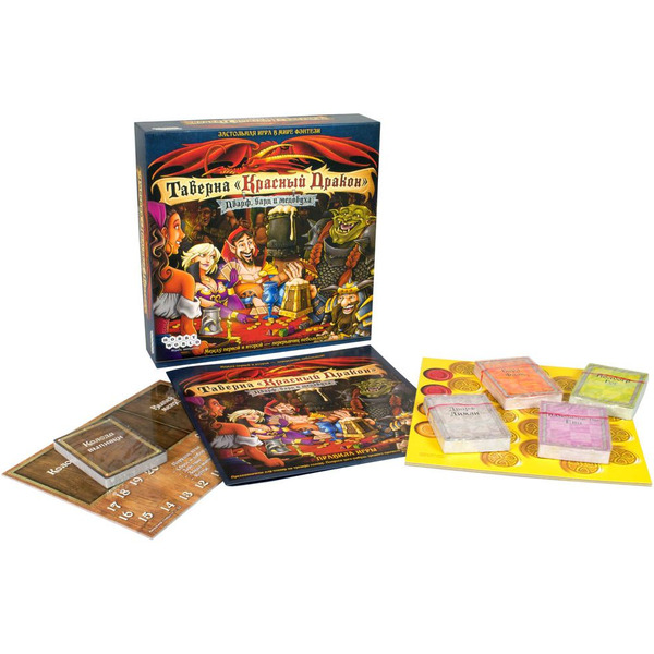 Настольная игра Hobby World 1721 Таверна "Красный Дракон" Дварф, бард и медовуха