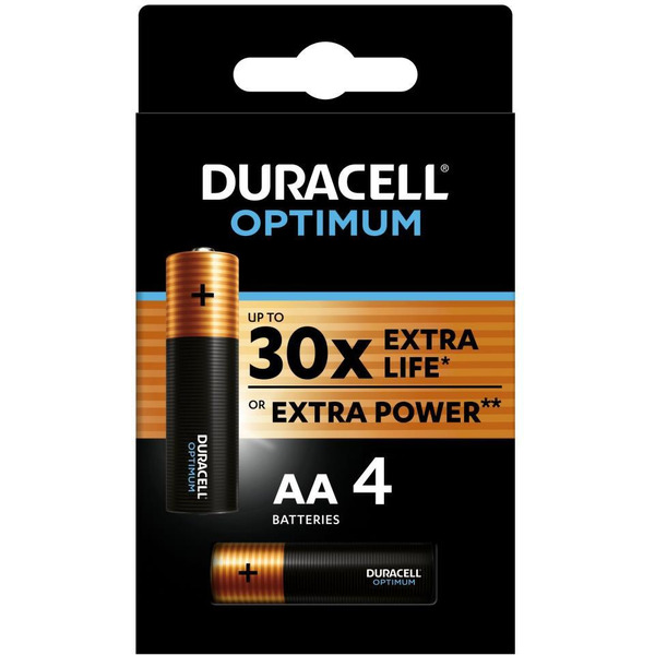 Батарейка DURACELL Optimum LR6/MX1500 4BP 4шт