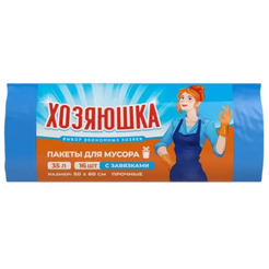 Пакеты для мусора Хозяюшка 35 л 50х60 (16 шт) 0111039372