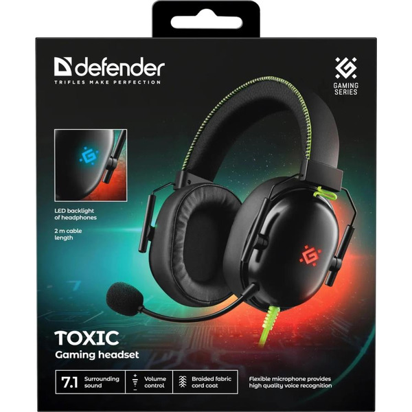 Игровая гарнитура Defender Toxic