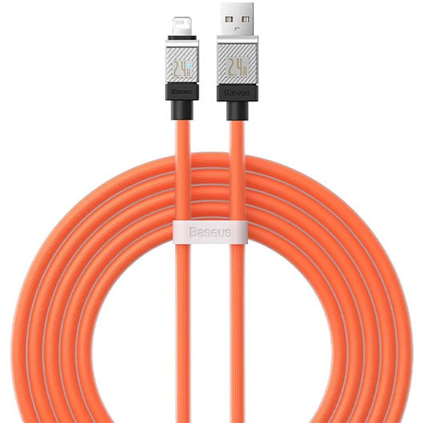 Кабель Baseus CoolPlay Series Fast Charging Cable USB Type-A to Lightning CAKW000407 (1 м, оранжевый)