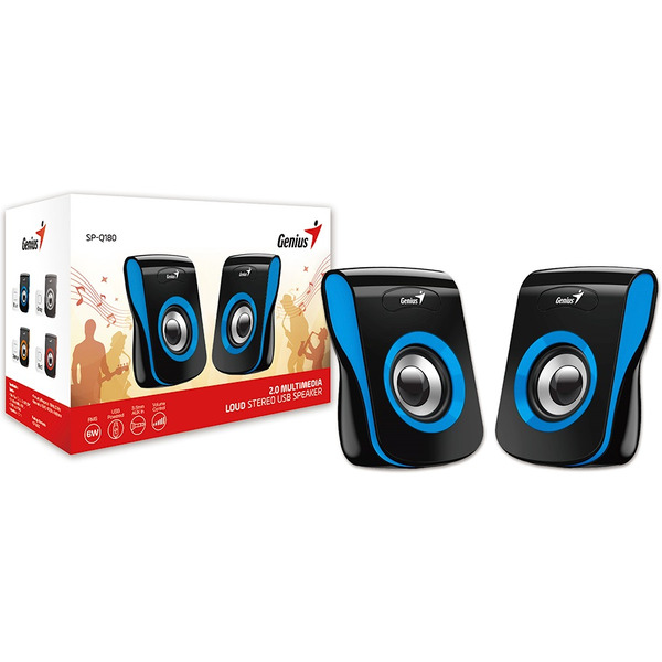 Акустическая система GENIUS SP-Q180 (черный/синий)