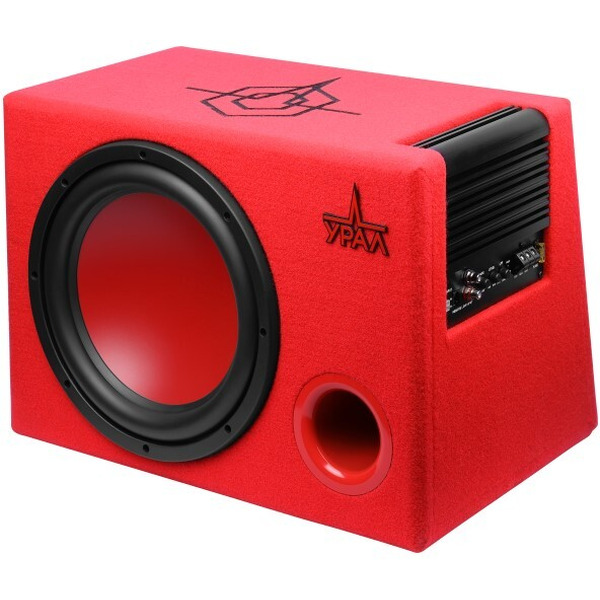 Сабвуфер Урал АС-У12А (красный)