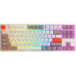 Клавиатура Akko 5087S Steam Engine RGB Hot Swap (Akko Cream Yellow V3)