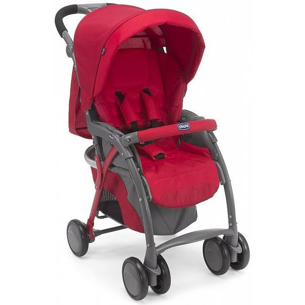 Прогулочная коляска-книга Chicco Simplicity Plus Top Red