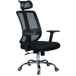 Кресло офисное Kingstyle AT-11 Vismi Chrome (черный)