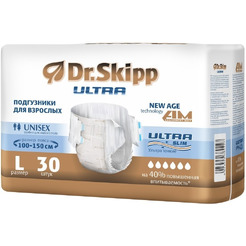 Подгузники для взрослых DR.SKIPP Ultra р-р L (30 шт.)