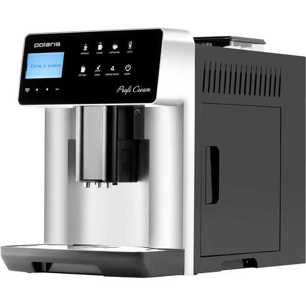 Кофемашина Polaris PACM 2055AC (черный/серебряный)