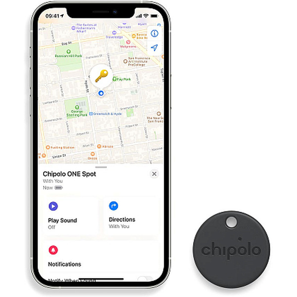 Bluetooth-метка Chipolo ONE Spot (4шт, черный)