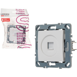 Розетка компьютерная Leiden Electric Steen 806101