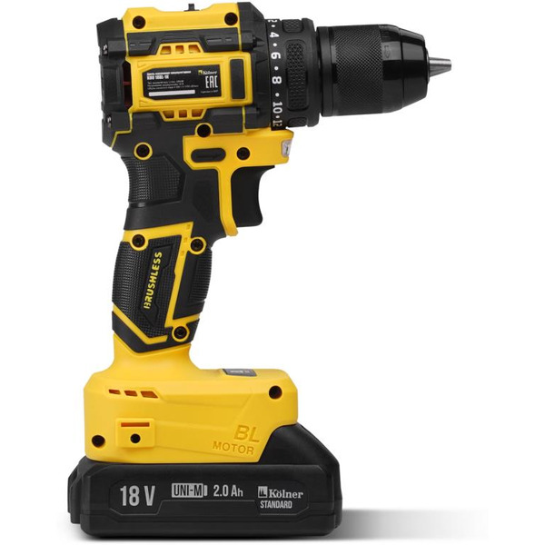 Дрель-шуруповерт KOLNER KDD 18BL-1K (с 1 -м АКБ)