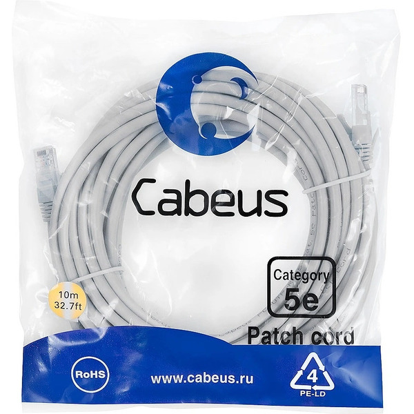 Кабель Cabeus PC-UTP-RJ45-CAT.5E-20M-LSZH