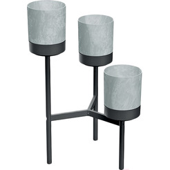 Стойка для цветов Prosperplast Bloomie IKD3L-422U (серый)