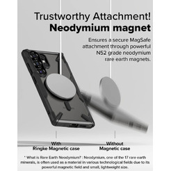 Чехол Ringke FUSION X MAGNETIC для Galaxy S25 Ultra BLACK