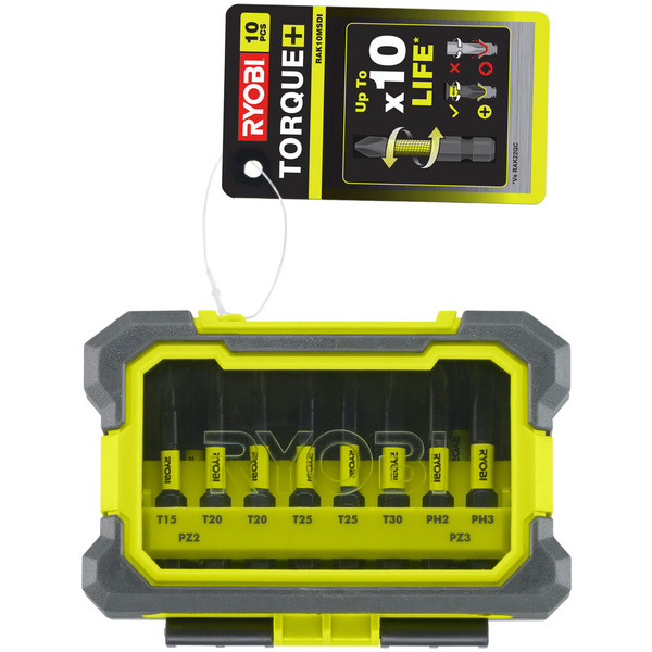 Набор бит Ryobi RAK10MSDI (5132003176) 10 предметов