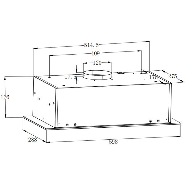 Вытяжка ZORG PLATINO 750 60 S черная