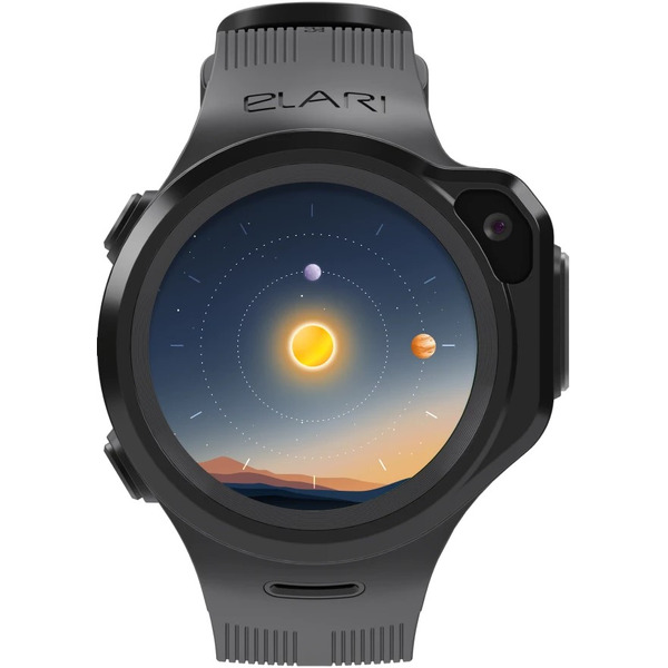 Детские умные часы Elari KidPhone 4GR M (черный)