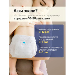 Подгузники-трусики детские Kirulya Premium XL 12+ кг (36шт)