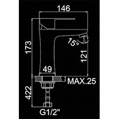 Смеситель Ledeme L71002