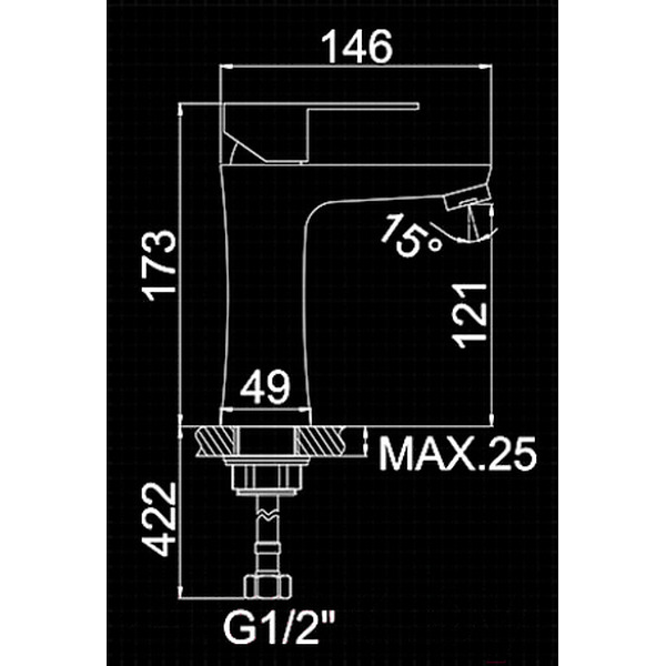 Смеситель Ledeme L71002