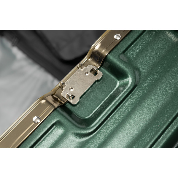 Чемодан DoubleW E087# (M, темно-зеленый)