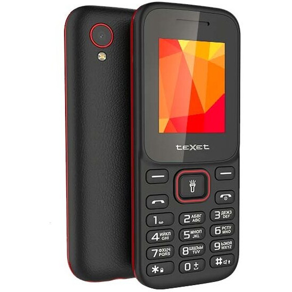 Мобильный телефон TEXET TM-124 (черный)
