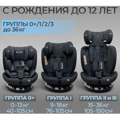 Автокресло Bubago Aspid (черный)