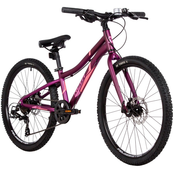 Велосипед Novatrack Novara 6.D 2025 24AHD.NOVARA.10VL5 (фиолетовый)