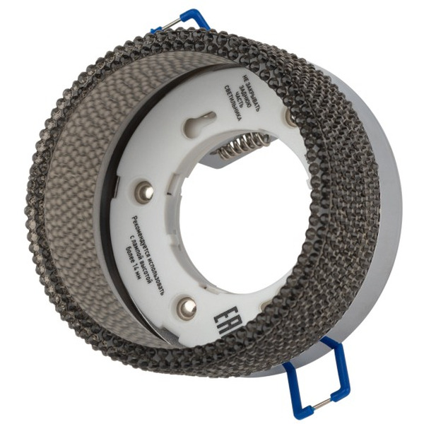 Точечный светильник ЭРА DK97 CH/BK Б0057462