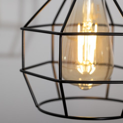 Светильник подвесной ЭРА PL11 BK Б0037458