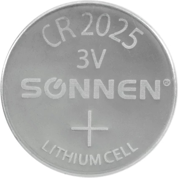 Батарейка SONNEN Lithium CR2025 2 шт