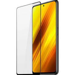Защитное стекло CASE Full Glue для Xiaomi Poco X3 / X3 Pro (черный)