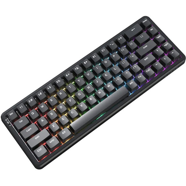 Компьютерная клавиатура AJAZZ AK680 MAX (8+1K) черные клавиши