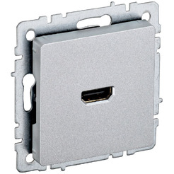 Розетка HDMI IEK Brite РHDMI-0-БрА