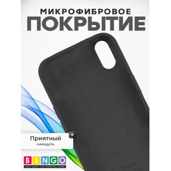 Бампер BINGO Silicone Case для APPLE iPhone XR черный
