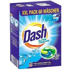 Капсулы для стирки DASH Alpen Frische (60 шт)