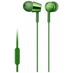 Наушники с микрофоном Sony MDR-EX155AP (Зеленые)