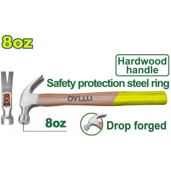 Молоток-гвоздодер Dyllu DTMB3308