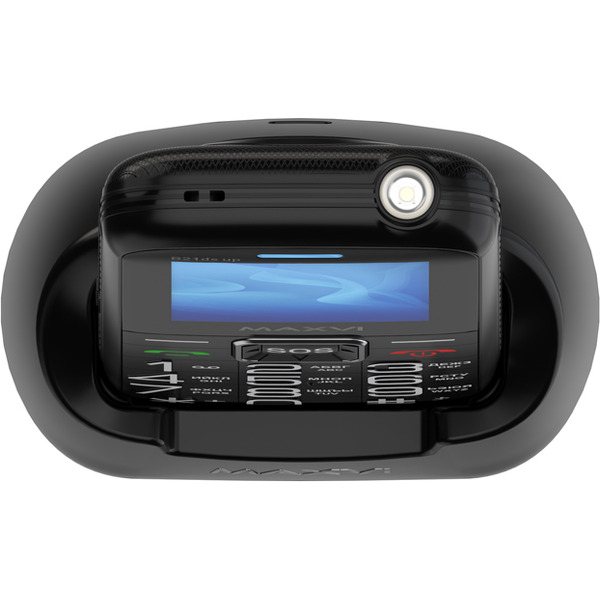 Мобильный телефон Maxvi B21ds up +ЗУ WC-112 (черный)