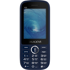 Кнопочный телефон Maxvi K20 (синий)