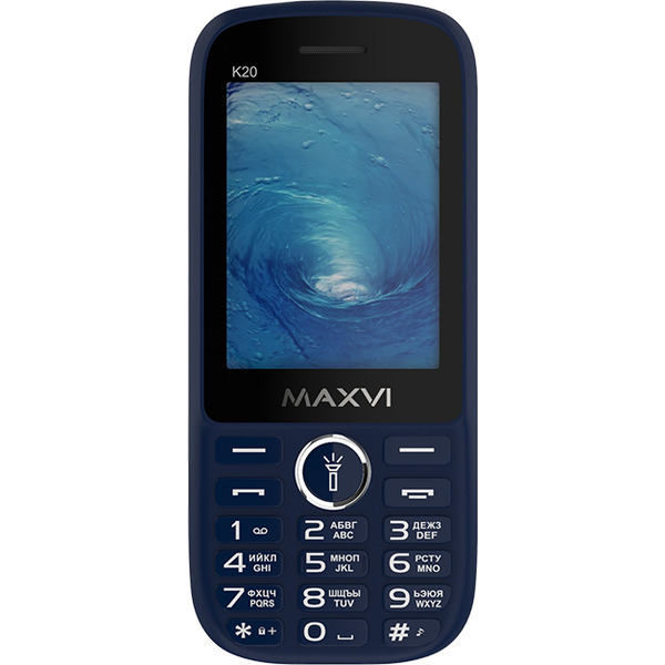 Кнопочный телефон Maxvi K20 (синий)
