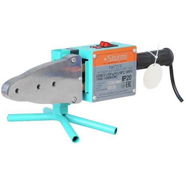Аппарат для сварки пластиковых труб Sturm TW7219