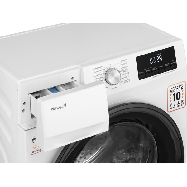 Стирально-сушильная машина WEISSGAUFF WMD 6148 DC INVERTER STEAM