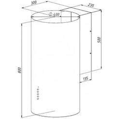 Кухонная вытяжка Akpo Balmera Eco 40 WK-4 (белый)